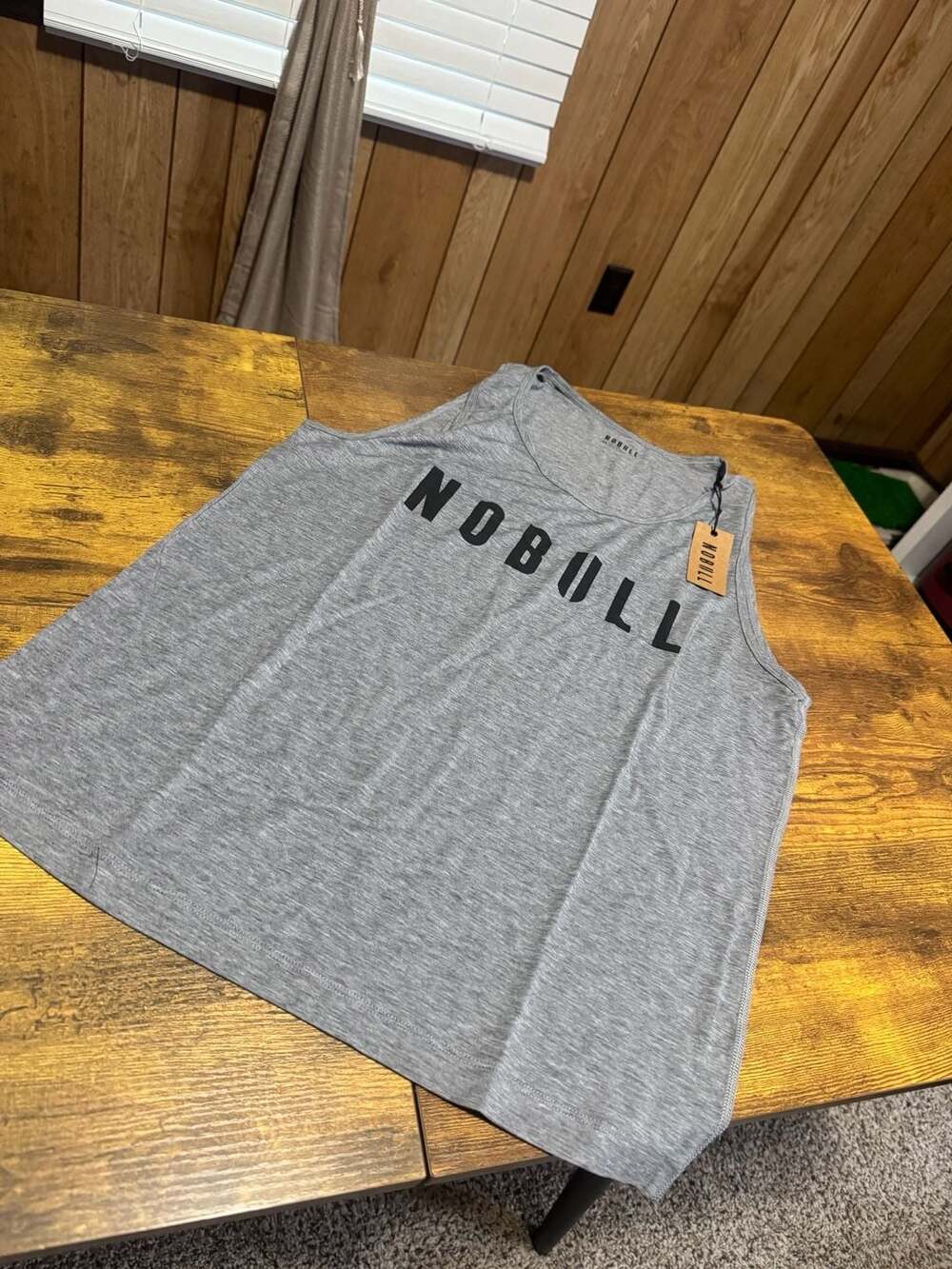 Nobull Men's TNCL TNK 2 Heather Gray Tank Top Size Medium New with Tags